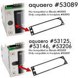 Frontblende für aquaero 5 und 6 XT (53125, 53146 und 53206) Aluminium schwarz