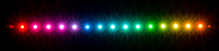 RGBpx LED-Strip 27,3 cm, Breite 5 mm, 15 adressierbare LEDs
