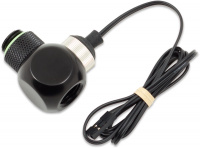 Temperature sensor G1/4 high speed, internal/external thread, rotary, black