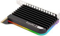 kryoM.2 RGBpx PCIe 5.0/4.0/3.0 x4 Adapter für M.2 PCIe SSD, M-Key mit Passivkühler