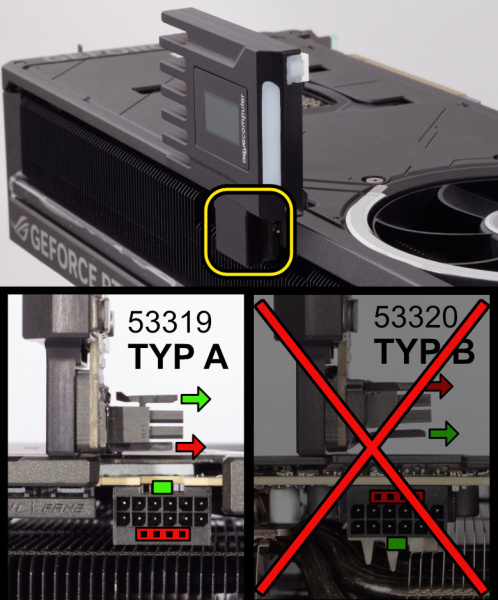 AMPINEL 12V-2x6 Grafikkarten-Powermanagement, Typ A