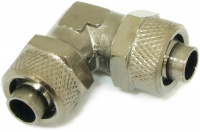 Elbow-connector with cap nuts 13/10 mm