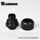 Barrow Schlauchverschraubung 13/10 mm G1/4, schwarz