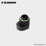Barrow 360° drehbarer Adapter mit Versatz-Funktion, G1/4, schwarz