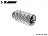 Barrow Verlängerung 30 mm, Innen-/Außengewinde G1/4, silber