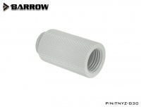 Barrow extension 30 mm, internal/external thread G1/4, white
