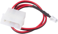 LED RED ultrabright, 3 mm (ready for connection)