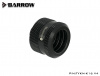 Barrow 16 mm Hardtube-Verschraubung G1/4, verlängerte Ausführung, schwarz