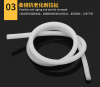 Barrow high temperature silicone cord 12 mm, white