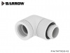 Barrow adapter 90°, dual rotary, internal/external thread G1/4, white