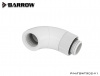 Barrow adapter 90° (Snake), 2-way rotary, internal/external thread G1/4, white
