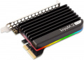 kryoM.2 RGBpx PCIe 5.0/4.0/3.0 x4 Adapter für M.2 PCIe SSD, M-Key mit Passivkühler