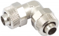 Elbow-connector with cap nuts 10/8 mm