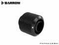 Barrow compression fitting 13/10 mm G1/4, black