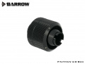 Barrow compression fitting 16/10 mm G1/4, black