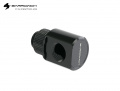 Barrowch adapter 90°, rotary, internal/external thread G1/4, black
