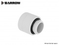 Barrow anti-twist extension, rotary, internal/external thread G1/4, white