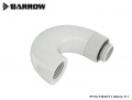 Barrow adapter 180° (Snake), 4-way rotary, internal/external thread G1/4, white