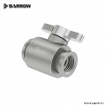 Barrow mini ball valve G1/4, matt silver