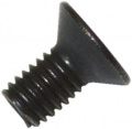 Screw M3 x 6 mm, countersunk head, hexagon socket, A2, black